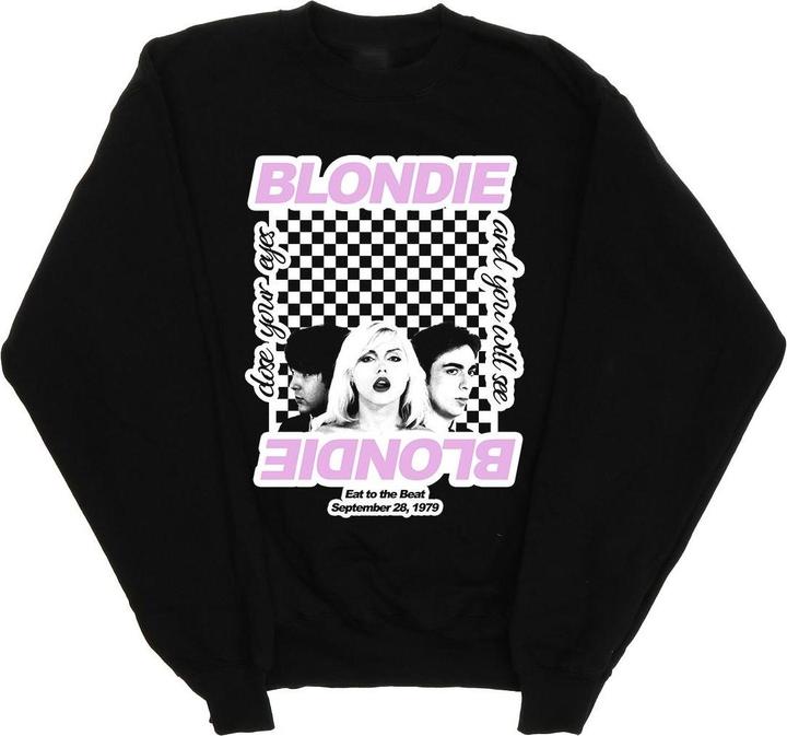 Actual product image Blondie Mens Checked Eat To The Beat Sweatshirt (5XL)