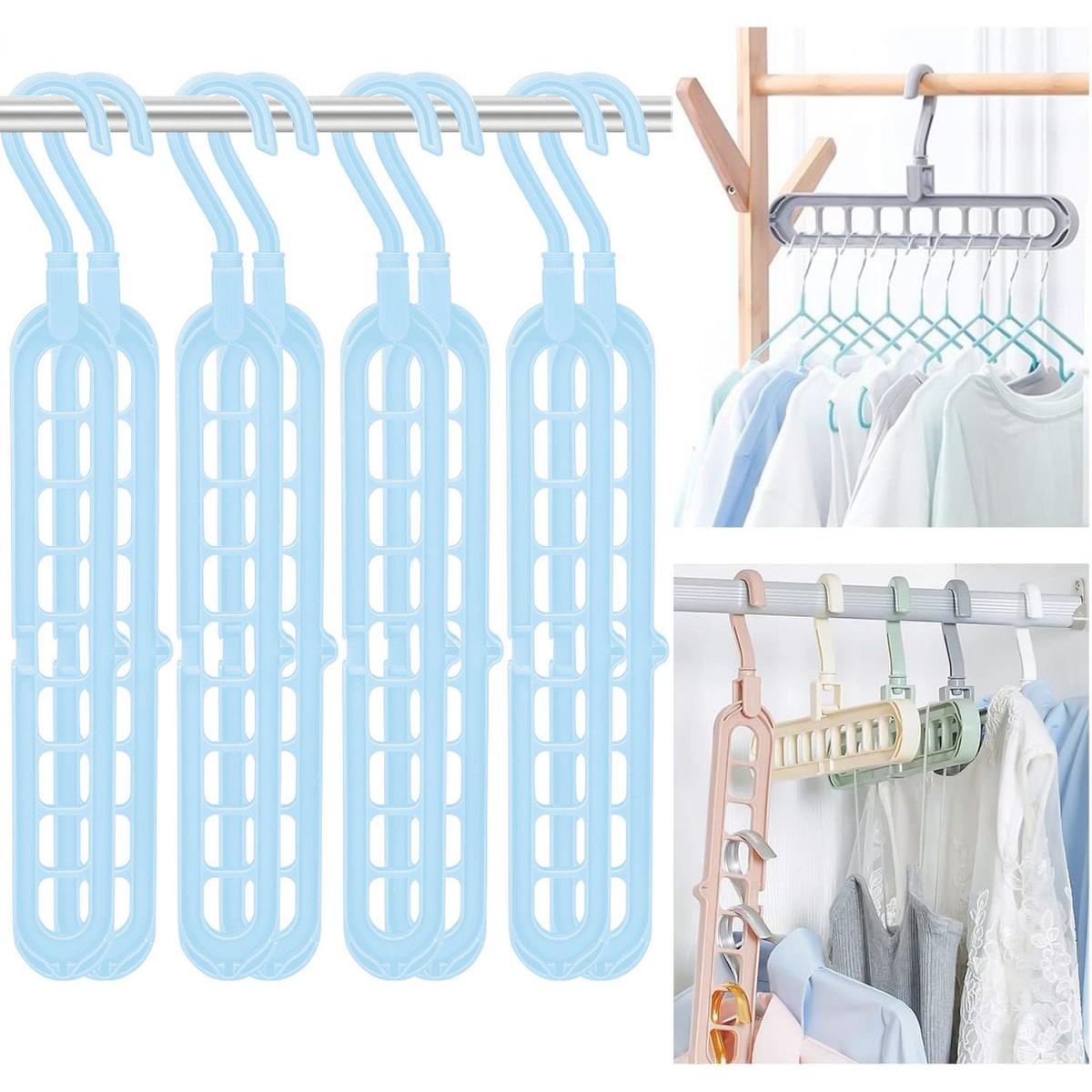 König Design, Kleiderbügel, Magischer Platzsparend Hosenbügel Kleiderbügel Hosenbügel Mehrfach Hosenbügel (1 x)