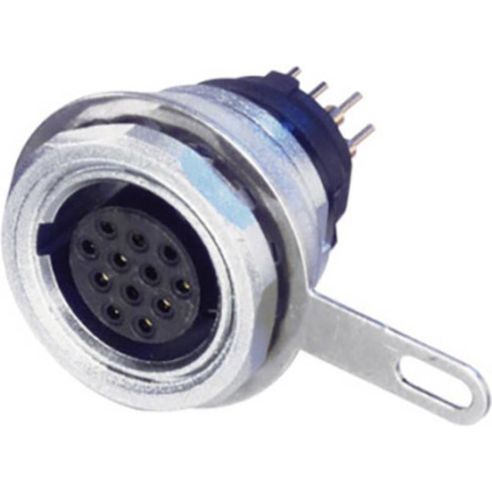 Neutrik Einbaubuchse miniCON, vertikal, Elektronikkabel + Stecker, Grau