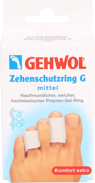 Produktbild Gehwol Zehenschutzringe G Verkaufspackung mittel 2 Stk (Fussdeodorant & -puder)