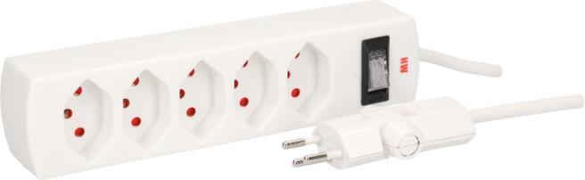 Produktbild Max Hauri Safety Line mit Schalter (5 x, Typ 13, 2 m)