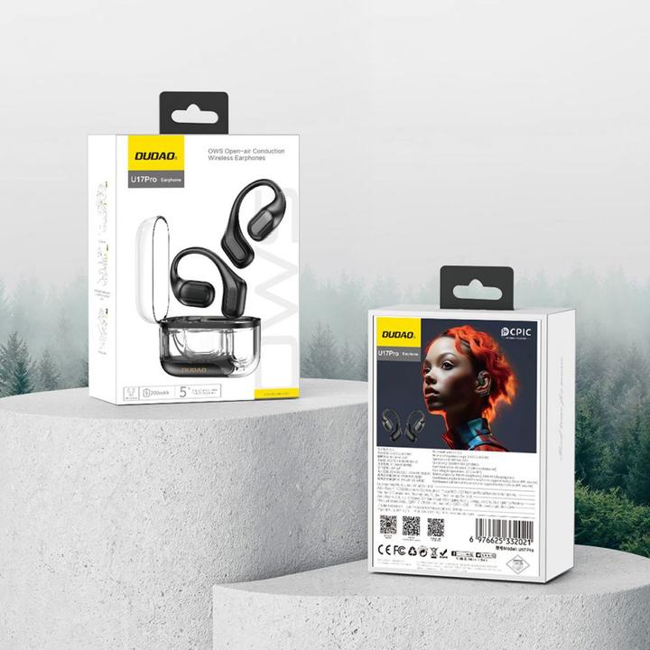 Immagine prodotto Dudao Cuffie wireless on-ear U17Pro con Bluetooth 5.3 e ANC - nero (45 h, Cablato)