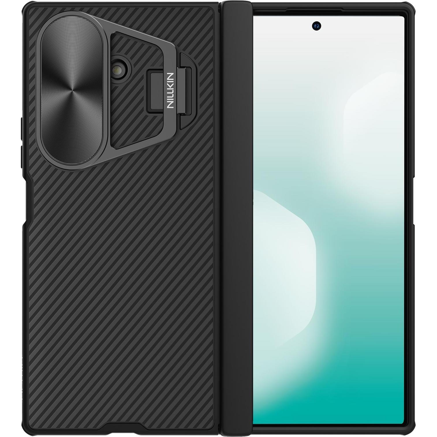 Nillkin CamShield Prop Backcover für Samsung Galaxy Z Fold 7 Schwarz (Samsung Galaxy Z Fold7), Cover smartphone, Nero