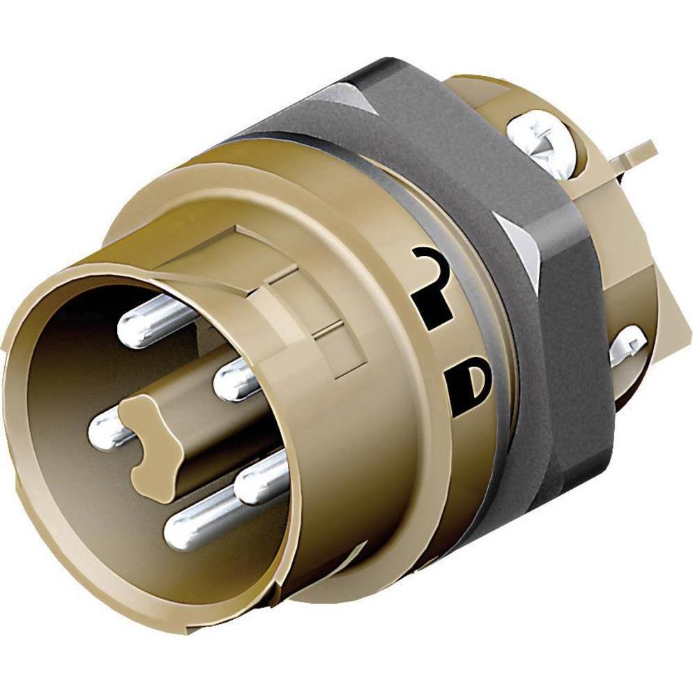 Wieland RST MINI Einbaustecker RSTI16, Elektronikkabel + Stecker, Braun