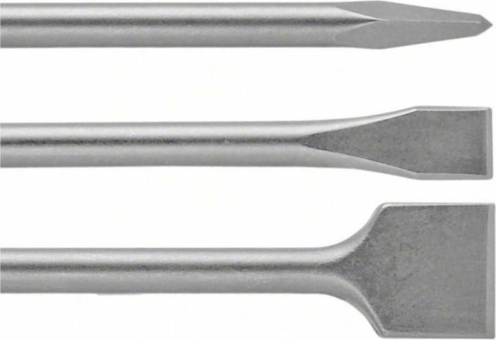 Produktbild Bosch Professional Zubehör 3-tlg. Kurzmeisselset, SDS plus, 0/20/40 mm (40 mm)