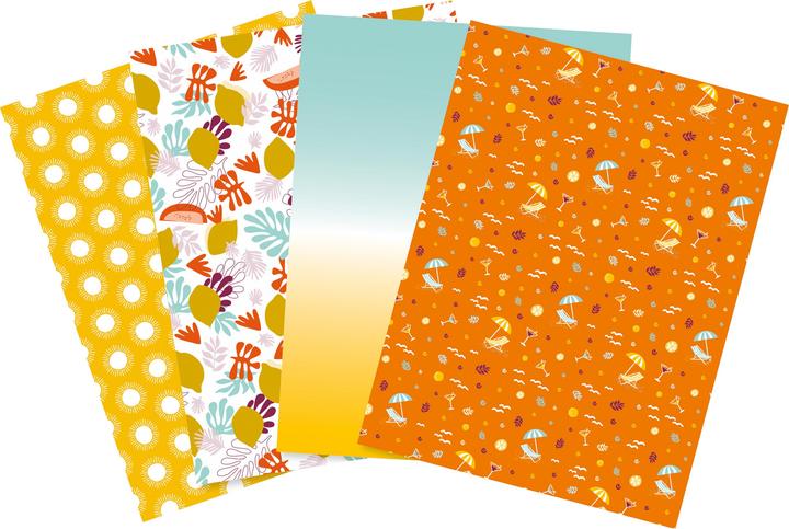 Actual product image Décopatch Handicraft paper DP034C 30 x 40 cm, 4 sheets (35 g/m², 4x)