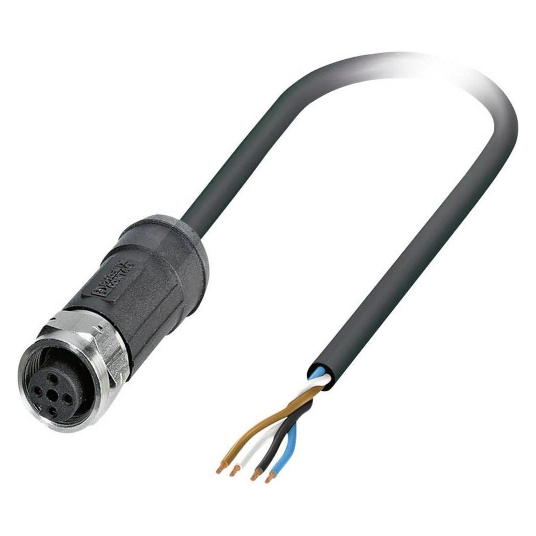 Phoenix Contact Sensor/actuator connector, Kabels + Stekkers, Zwart