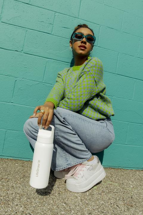 Actual product image LifeStraw Go Steel 650ml (polar white) (0.70 l)