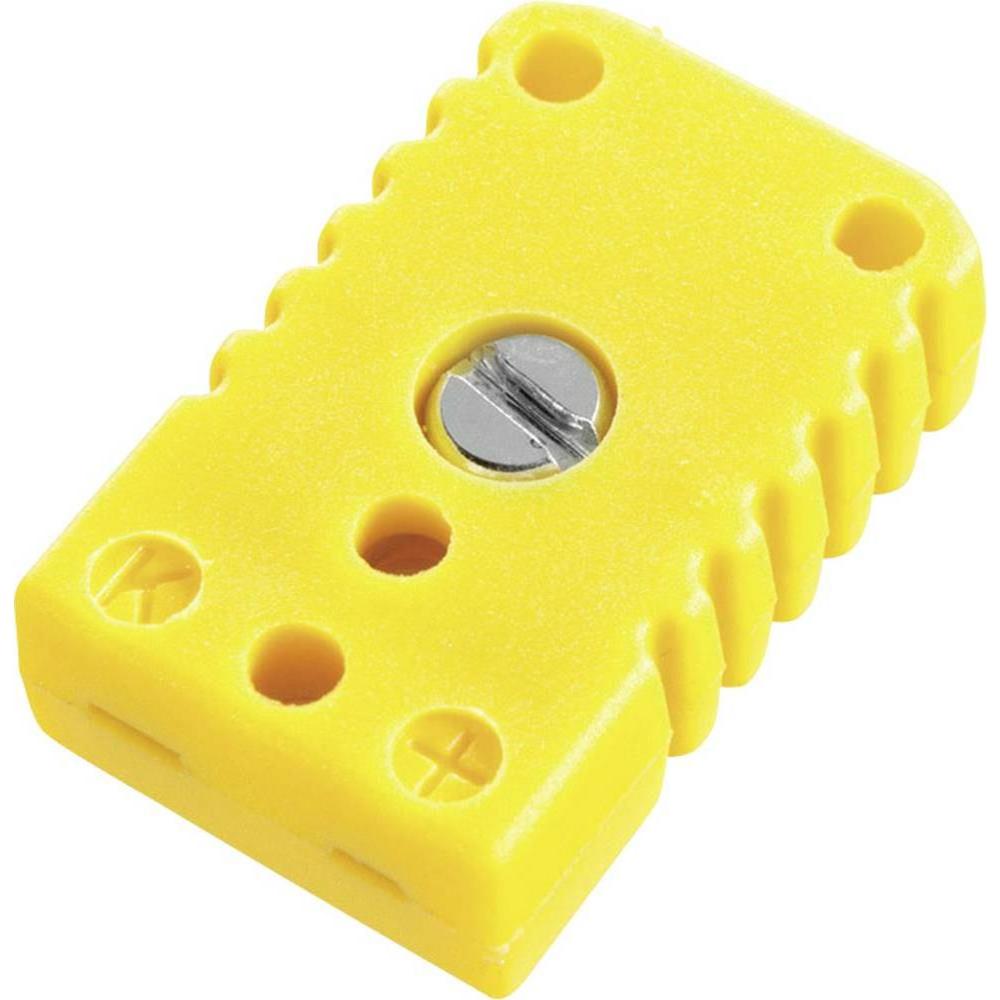 B+B Thermo-Technik Thermobuchse - Kupplung 0.5 mm, Elektronikkabel + Stecker, Gelb