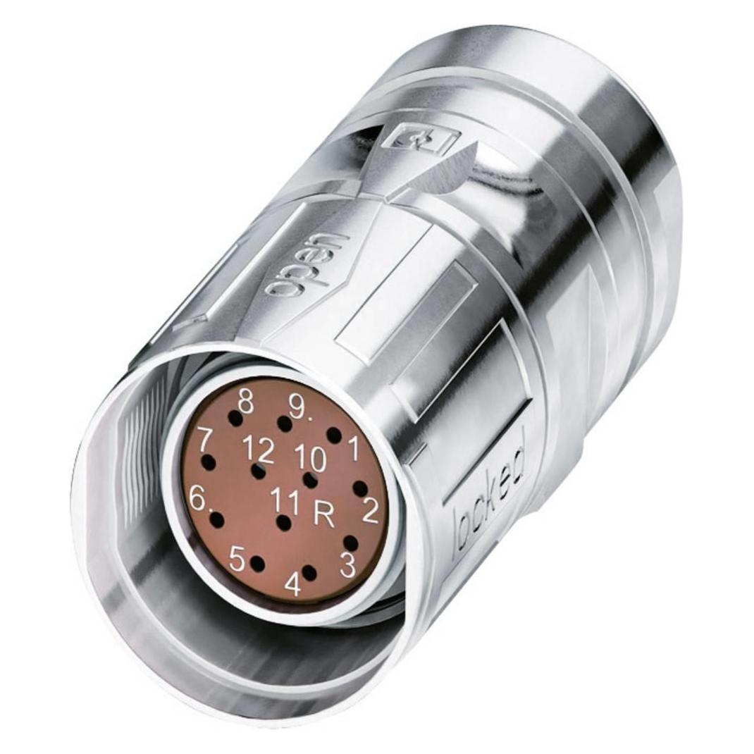 Phoenix Contact Argento Connettore Di Feedback M23 Con, Cavo + Spina Elettrica,