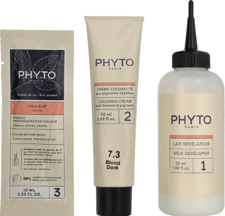 Actual product image Phyto Phytocolor Kit 7.3 (7.3 Blond Doré)