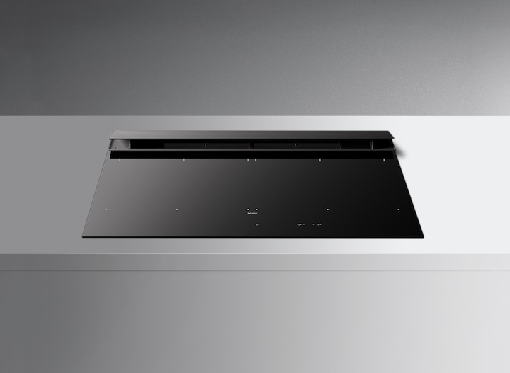 Actual product image Falmec Induction hob 90 with extractor fan BRERA 90 N Black