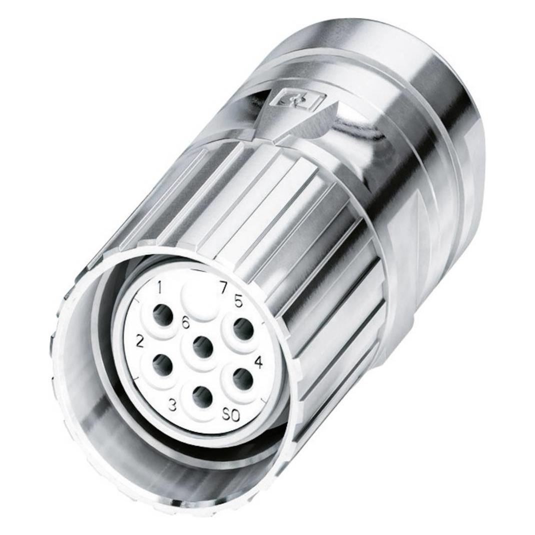 Phoenix Contact M23 kabelconnector CA-07S, Kabels + Stekkers, Zilver