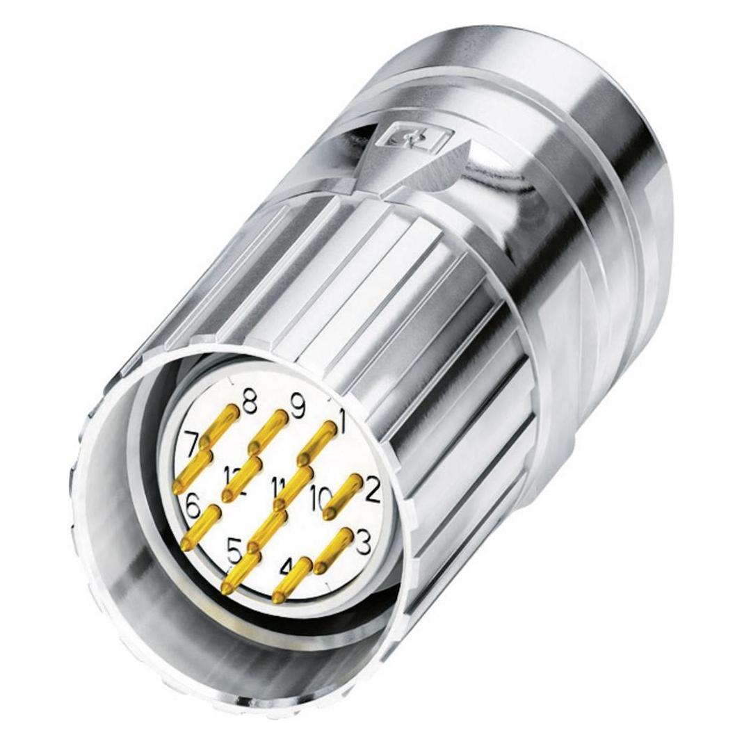 Phoenix Contact M23 kabelconnector CA-12P, Kabels + Stekkers, Zilver
