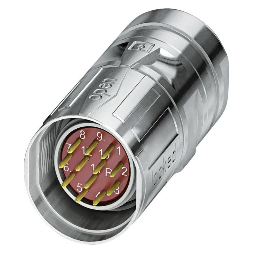 Phoenix Contact M23 feedback connector met, Kabels + Stekkers, Zilver