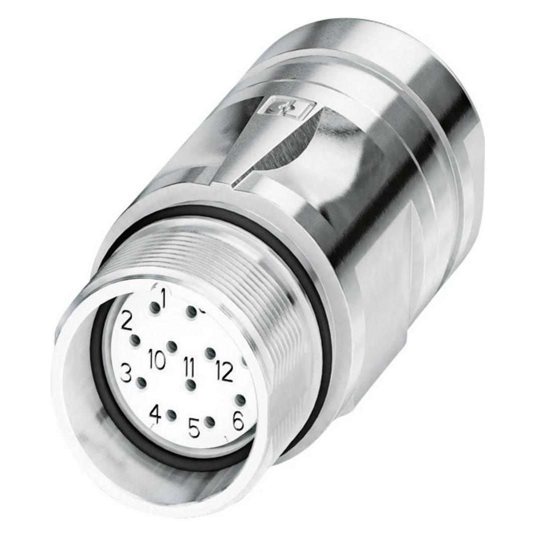 Phoenix Contact Argento Connettore Di Accoppiamento M23 Ca-, Cavo + Spina Elettrica,