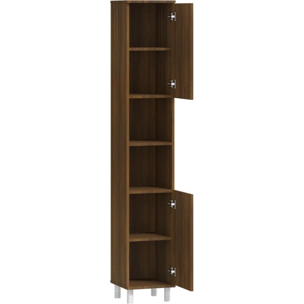 Thumbnail - VidaXL, Badezimmerschrank, Teofil (30 x 30 x 179 cm)