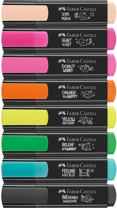 Actual product image Faber-Castell Highlighter 46 Graffiti (Multicoloured, 5 mm, 8 x)