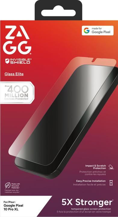 Actual product image Zagg Glass Elite Screen Protector For Google Pixel 10 Pro XL (1 pcs., Google Pixel 10 Pro XL)