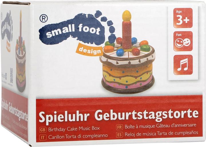 Actual product image small foot birthday cake