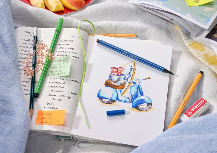 Actual product image STABILO Pen 68 Premium felt-tip pen (Yellow, 1 x)