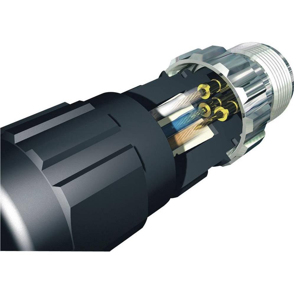 Thumbnail - Phoenix Contact Sensor-/Aktor-Steckverbinder, Elektronikkabel + Stecker, Silber