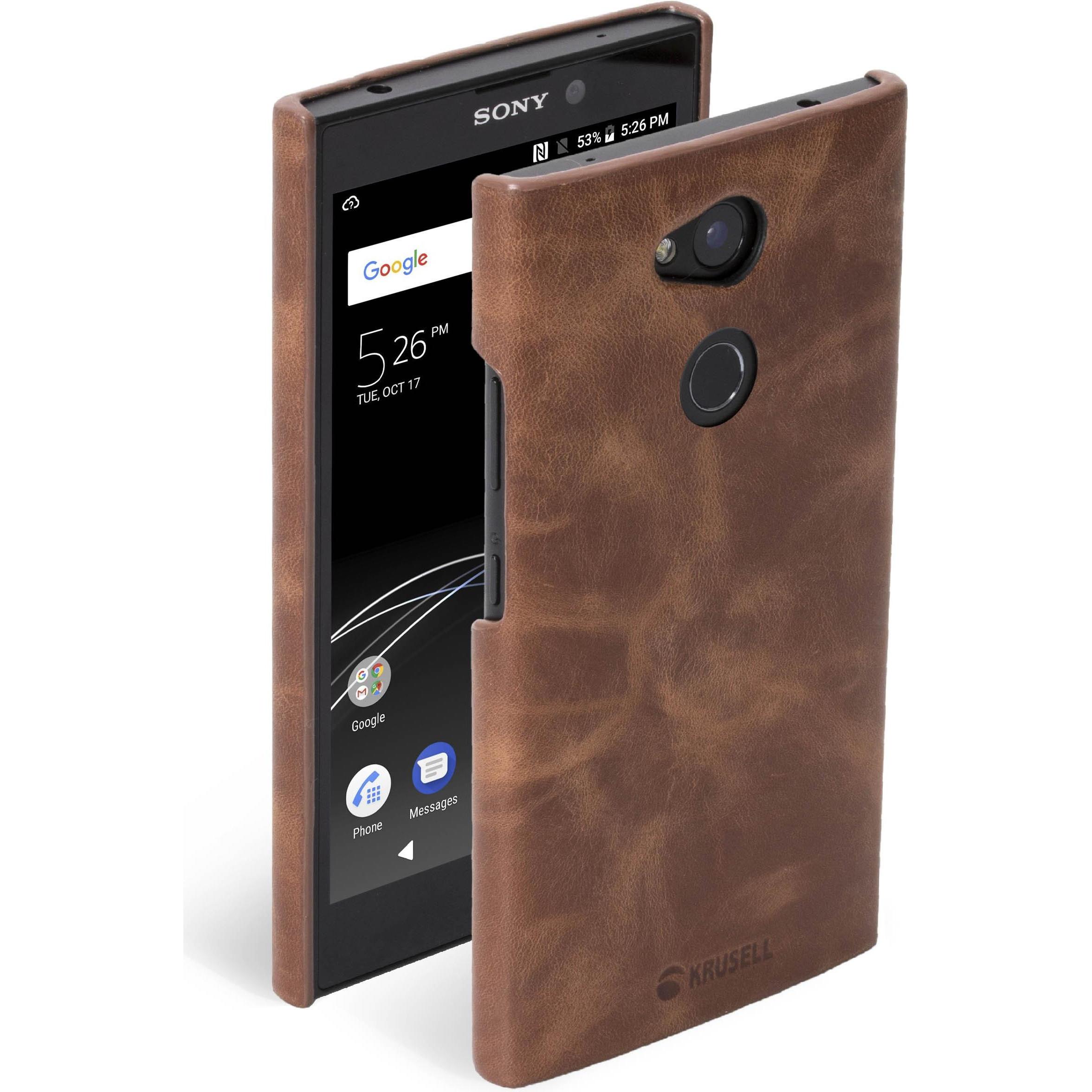 Krusell Sunne (Sony Xperia L2), Smartphone Hülle, Braun