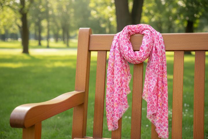 Immagine prodotto Andreani Pink/violetter herzchien Schal