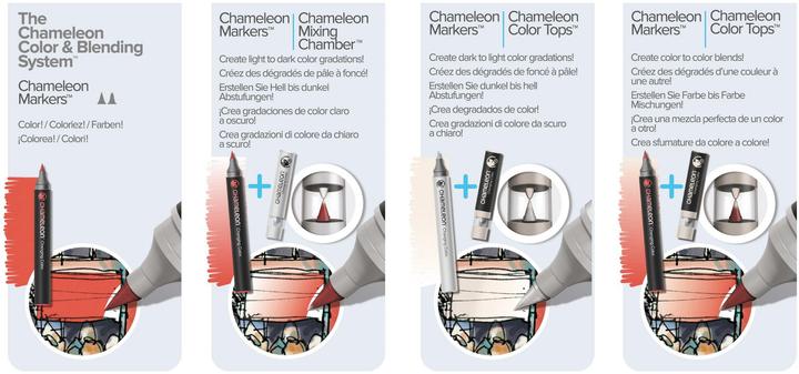 Produktbild Chameleon Aquarellfarbstifte Brushpen Color & Blending (6x)