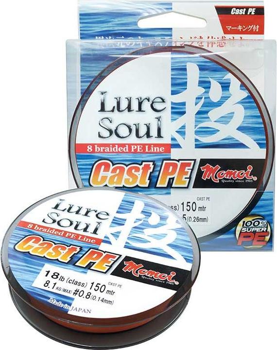 Immagine prodotto Momoi Cast PE, Arancione (8.10 kg, 0.14 mm)