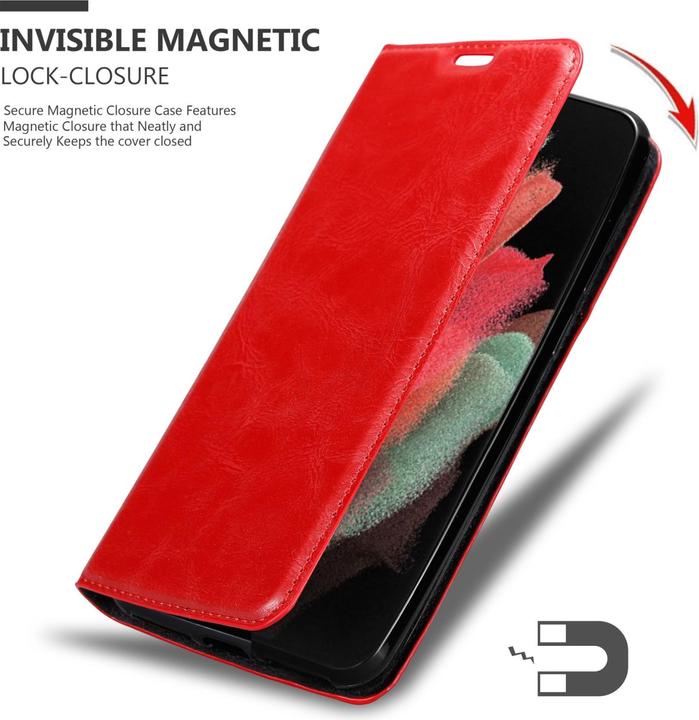 Productafbeelding Cadorabo Boek Invis. Magnetisch deksel (Samsung Galaxy S22 Ultra)