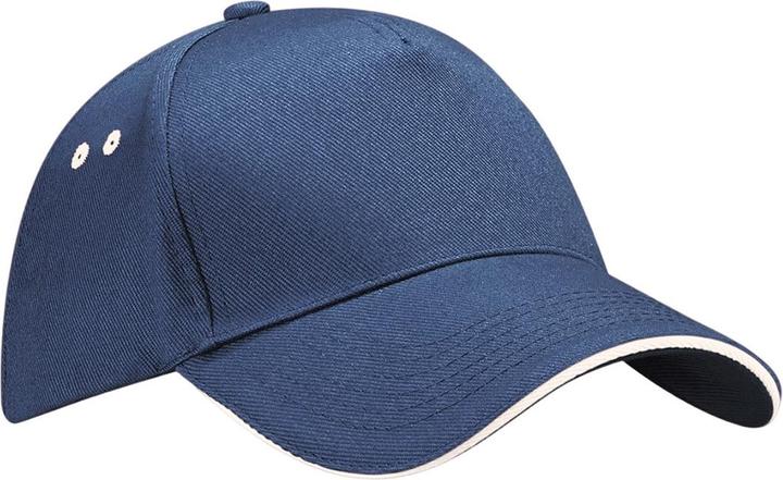 Actual product image Beechfield 5 Panel Sandwich Peak Baseball Cap (One size)