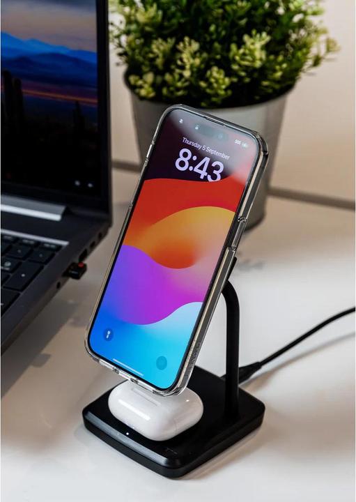 Image du produit Cygnett Base de charge Qi2 2en1 (20 W)