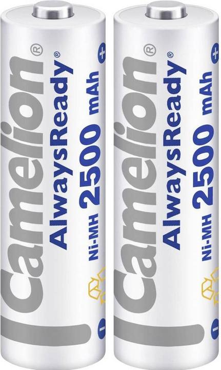 Produktbild Camelion AlwaysReady Mignon (AA)-Akku N (2 Stk., AA, 2500 mAh)