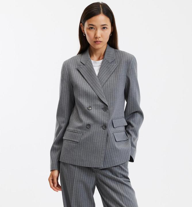 Actual product image La Redoute Collections Tailored blazer with pinstripes (42)