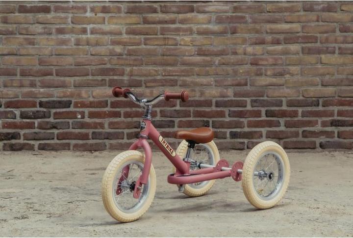 Produktbild Trybike Laufrad 2 in 1 vintage, pink matt (12")