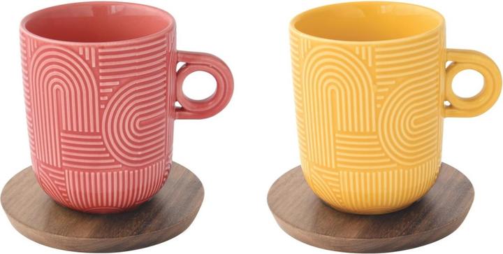 Actual product image Easy Life 2er Set Take a Loop Kaffeetasse (350 ml, 2x)