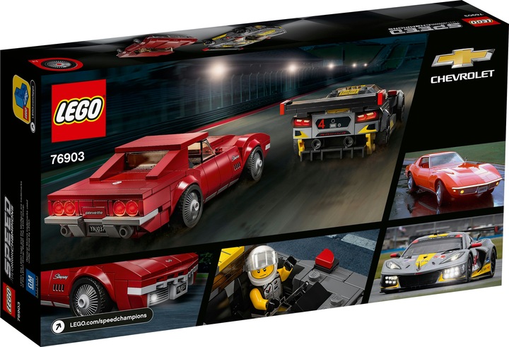 Produktbild LEGO Chevrolet Corvette C8.R & 1969 (76903, LEGO Speed Champions)