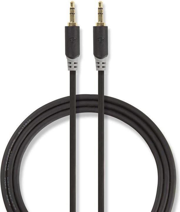 Actual product image Nedis Audio cable stereo jack plug 3.5 mm (5 m, 3.5mm jack (AUX))