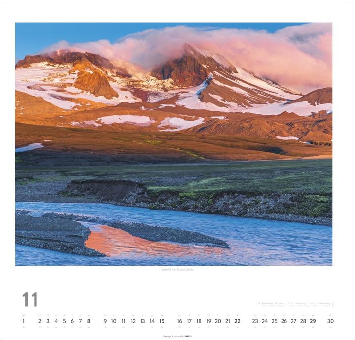Immagine prodotto Island Kalender 2026 - Insel aus Feuer und Eis (48 x 46 cm)