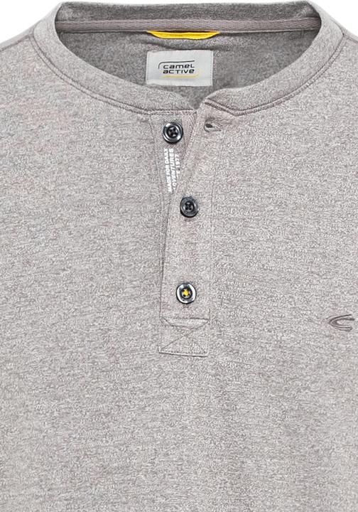 Produktbild Camel Active Langarm Henleyshirt aus nachhaltigen Baumwollmix (M)