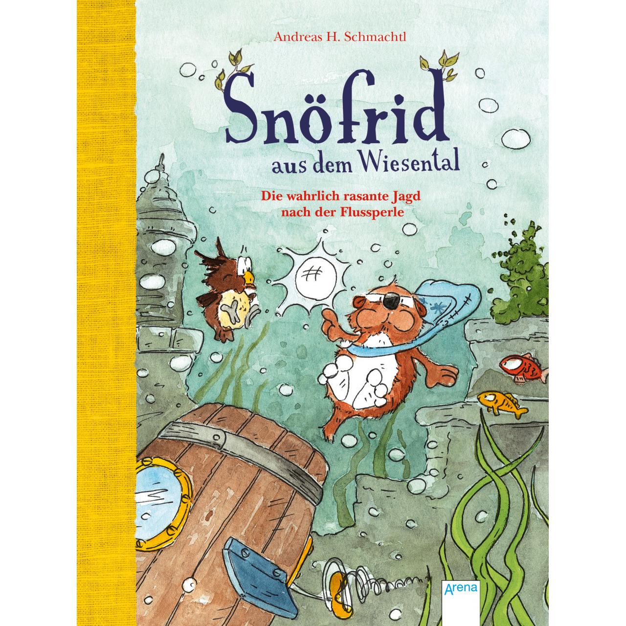 Snöfrid aus dem Wiesental (3). Die wahrlich rasante Jagd nach der Flussperle, Kinderbücher von Andreas H. Schmachtl