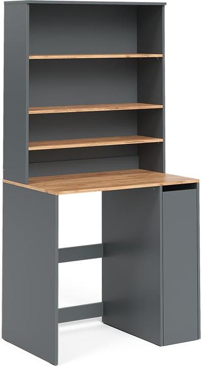 Produktbild Vicco Waschmaschinenschrank Viktor, Anthrazit/Goldkraft Eiche, 93.6 x 88.2 cm 2 Teile mit Rollregal