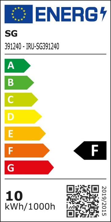 Label énergétique Sg SlimLine Pro Ledskinne 9,5W 2700K, 900 lumen, 870 mm (900 lm)