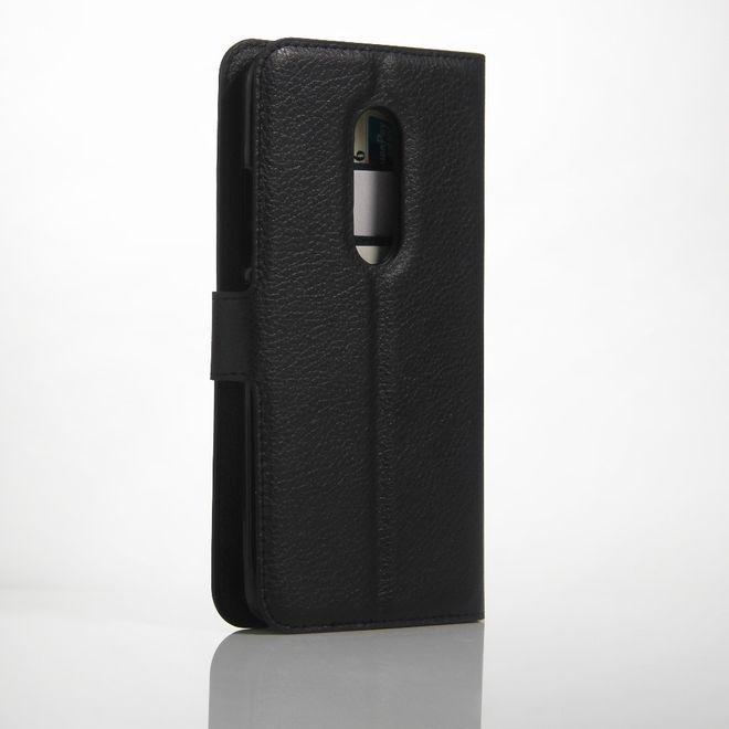 Produktbild MU Classic Leder Hülle mit Litchitextur (ZTE Axon 7)