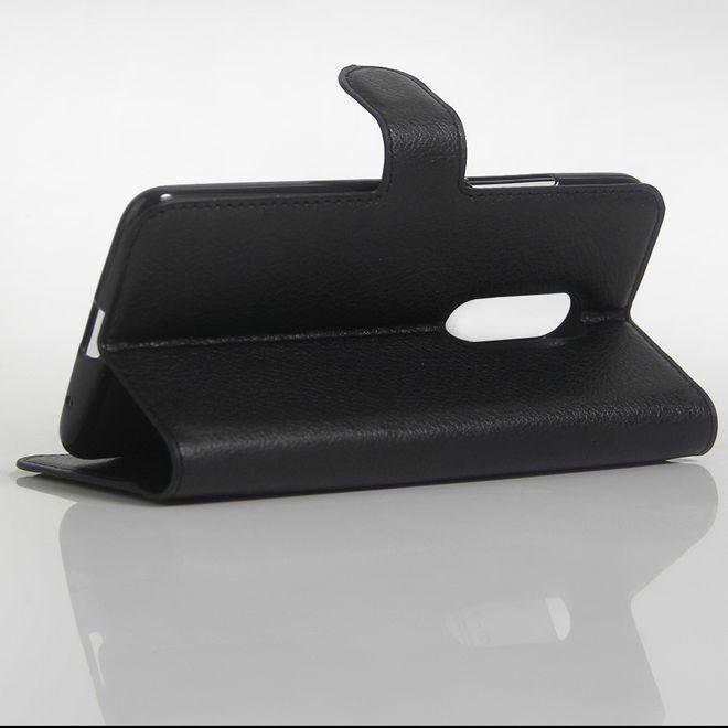 Produktbild MU Classic Leder Hülle mit Litchitextur (ZTE Axon 7)