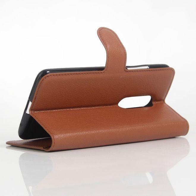 Produktbild MU Classic Leder Hülle mit Litchitextur (ZTE Axon 7)