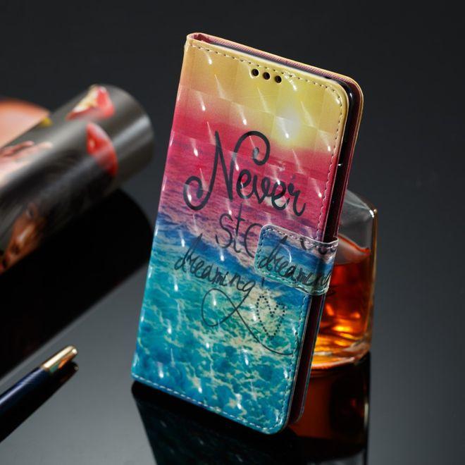 Produktbild MU Style 3D Effekt Leder Hülle (Samsung Galaxy A8 (2018))