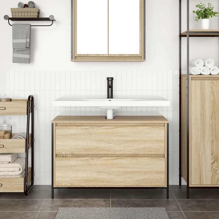 Produktbild vidaXL Waschbeckenunterschrank (90 x 34.50 x 60 cm)