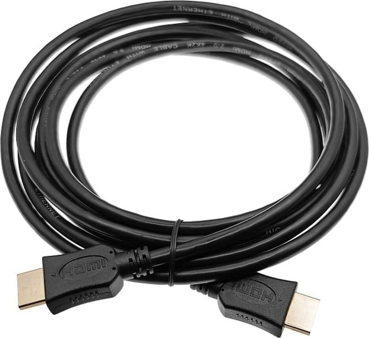 Produktbild Alantec AV-AHDMI-2.0 HDMI Kabel 2m v2.0 High Speed mit Ethernet - vergoldete Stecker (2 m, HDMI)